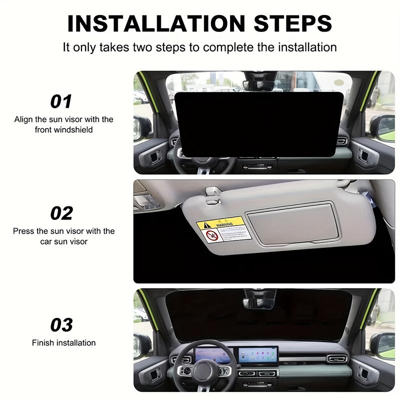 Windshield Sunshade Skull 130x70cm Car Front UV Protection for Summer Heat Reduction Family Road Trip