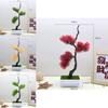 Artificial Pine Tree Faux Greenery Landscape Decor For Living Room And Office