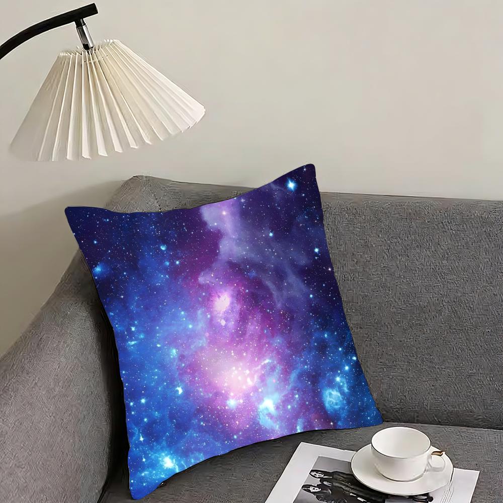 Starry Sky Fashion Cushion Cover Pillowcase Ultra Soft Skin Friendly Fabric Cloud Like Comfort  Concealed Zipper