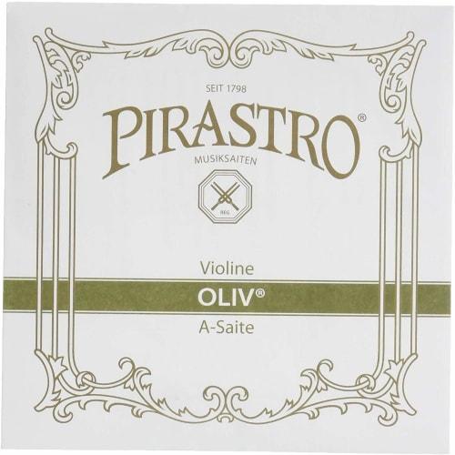 Pirastro Oliv Violin String, A-String, Gut, 4/4, Aluminum Wrap, 211241, Envelope