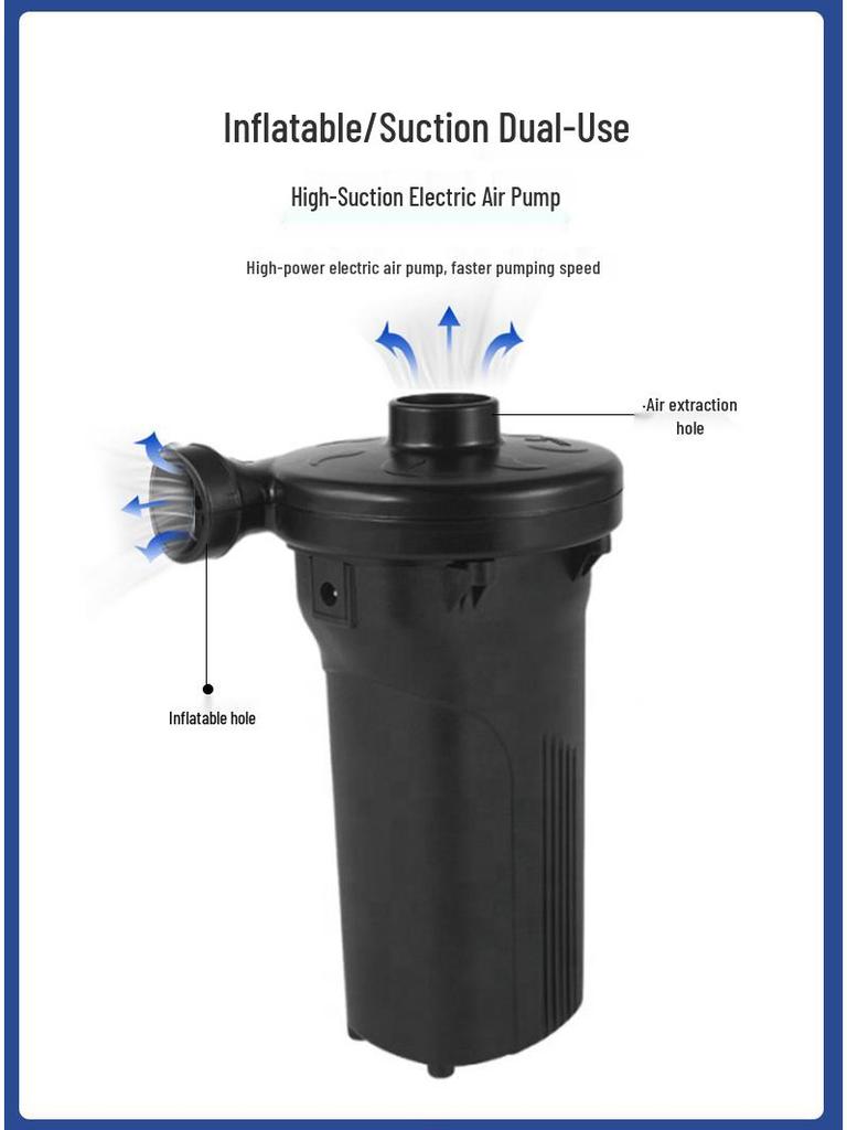 Portable USB Lithium Battery Air Pump for Car, Pool, and Mattress