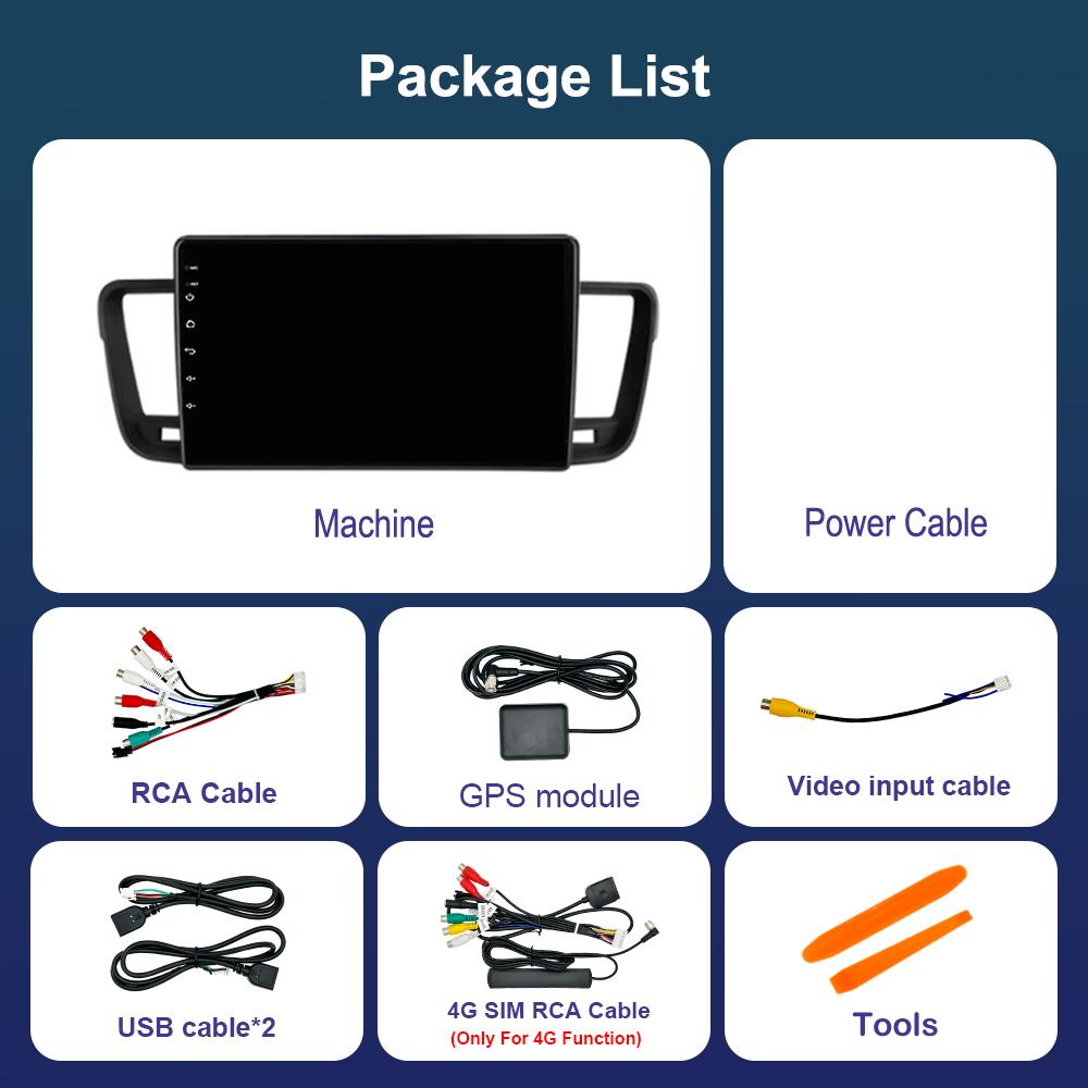 Car Radio Android 14 For Peugeot 508 2011 - 2018 GPS Multimedia Player Navigation Stereo DSP BT Head Unit Audio 4G Coolling Fan