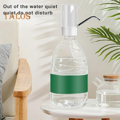 Pompa elettrica per acqua, erogatore USB ricaricabile, portatile, facile da usare, pompa per bottiglia d'acqua per casa, ufficio, campeggio