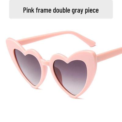 Occhiali da Sole Dimagranti Moda Donna 2022 a Forma di Cuore Stile Europeo & Americano
