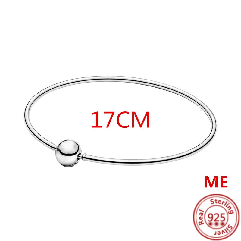 Me Ring S925 Sterling Silber Perle Runder Verbinder Charm Doppelarmreif Passend für Original Me Gliederkette Armband Schmuck