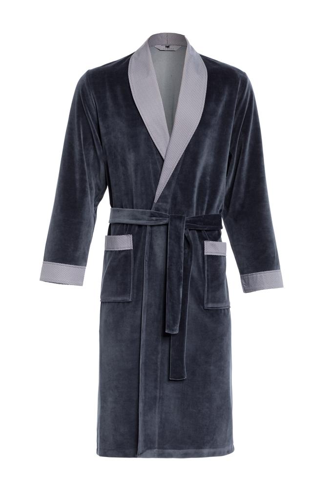 RE-103 Men's bathrobe • Color: anthracite c1 • Size: L