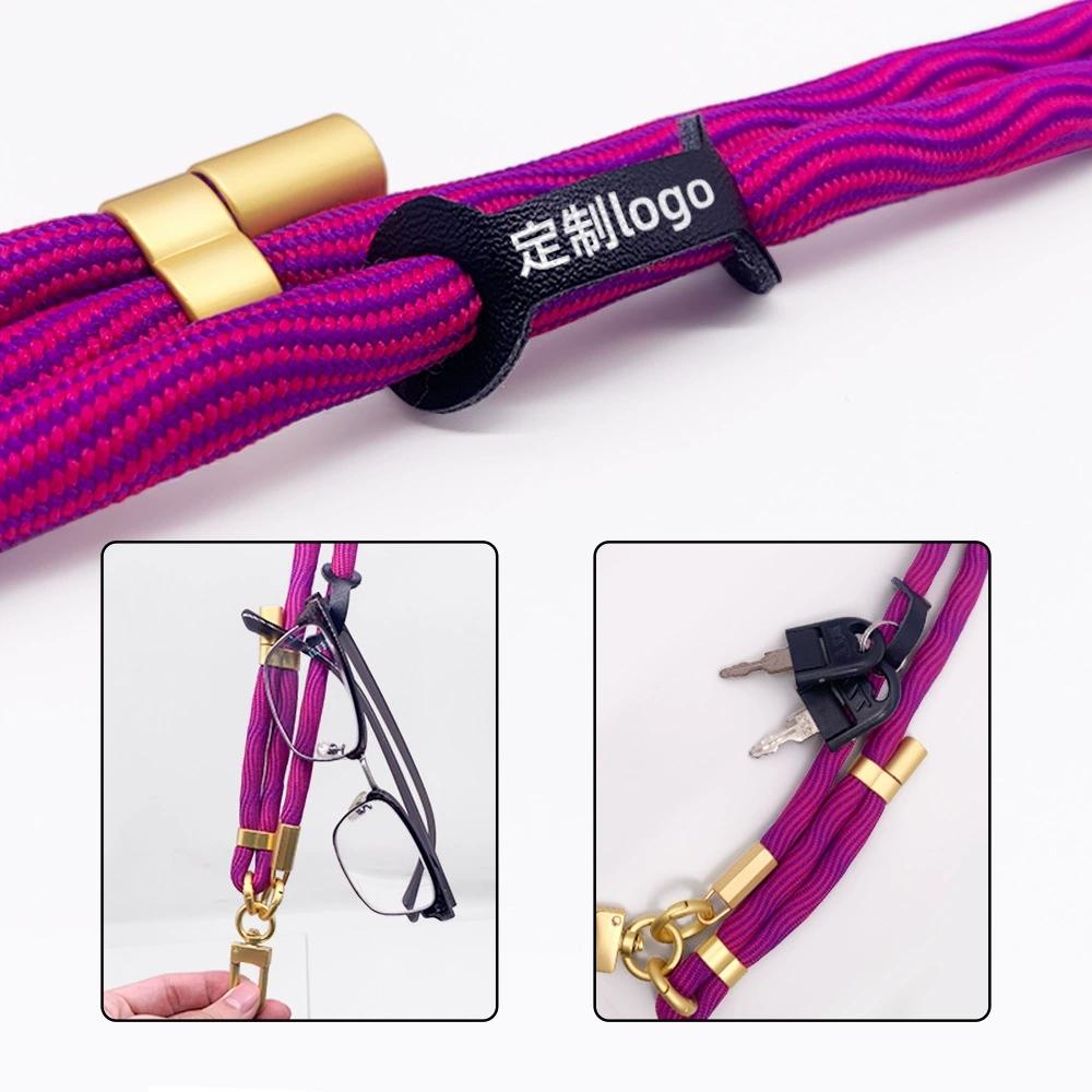 Sports Strap Neck Rope Mobile Phone Strap Adjustable Lanyard Grip Neck Chain Accessories Polyester Rope With Phone Clip