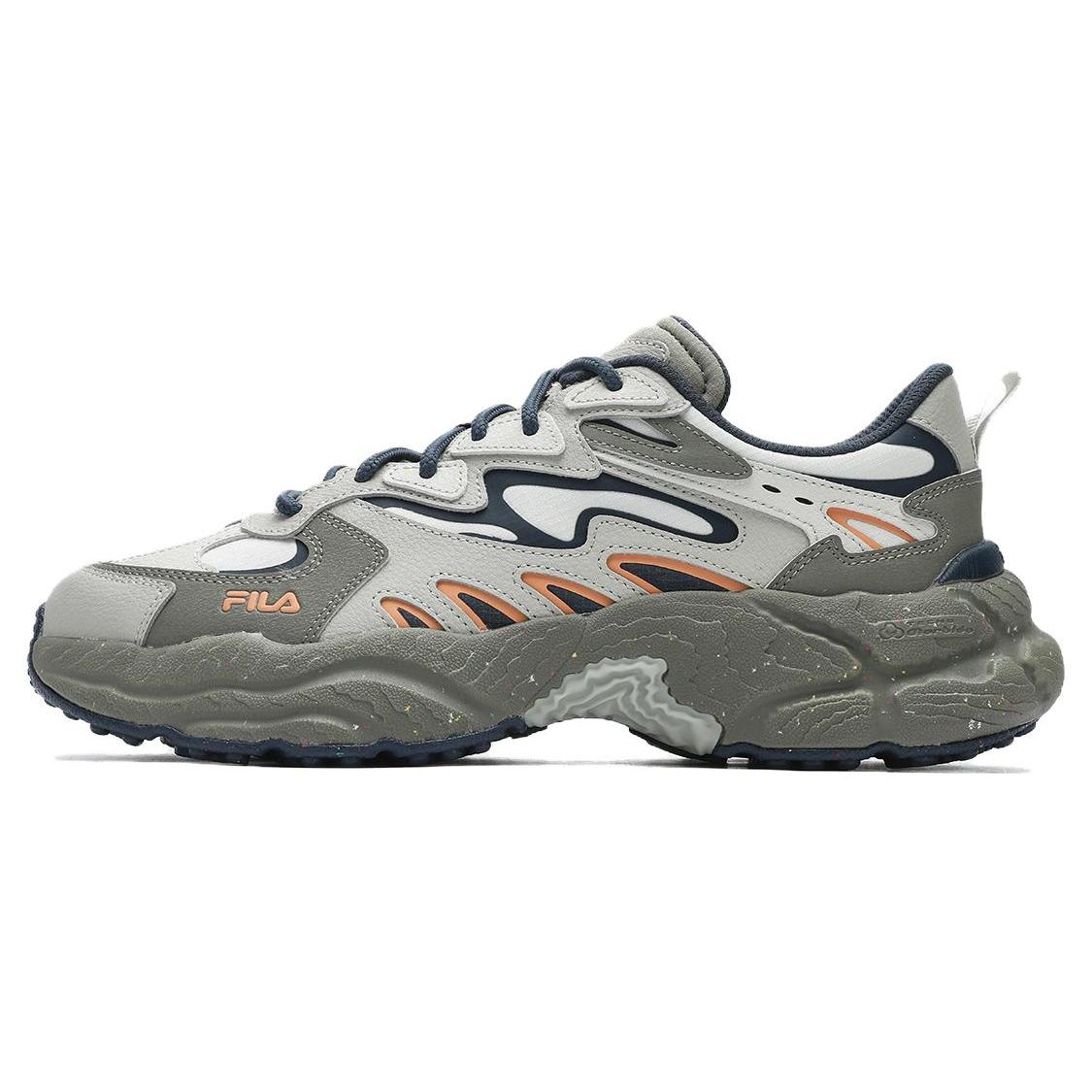 FILA Fern Slip Resistant Abrasion Resistant Low top Casual Shoes Men s Green Gray F12M411106FVA 43