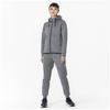 Mizuno Stretch Sweat Training Easy to Move Heather Size L Hoodie, Wear, in, Gray, 32MCA330,