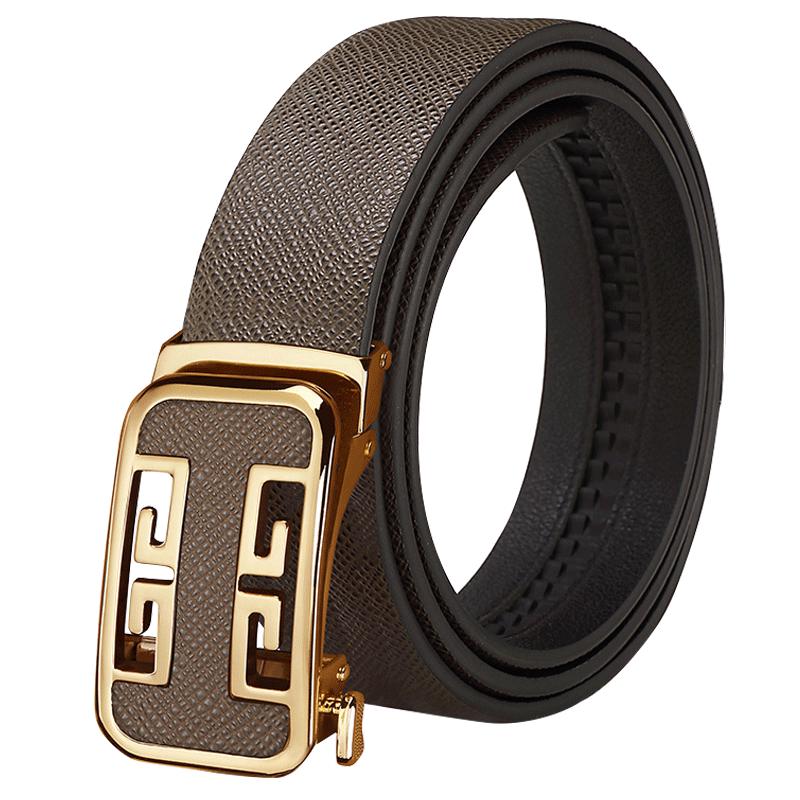 

LUCKY LION Men s Automatic Buckle Leather Belt