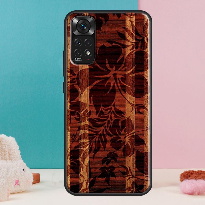 Hibiscus Retro Hawaiian Flower Case For Xiaomi Redmi Note 12 11 10 9 8 Pro 9S 10S 11S 12S Redmi 12C 9A 9C 10A 10C Coque