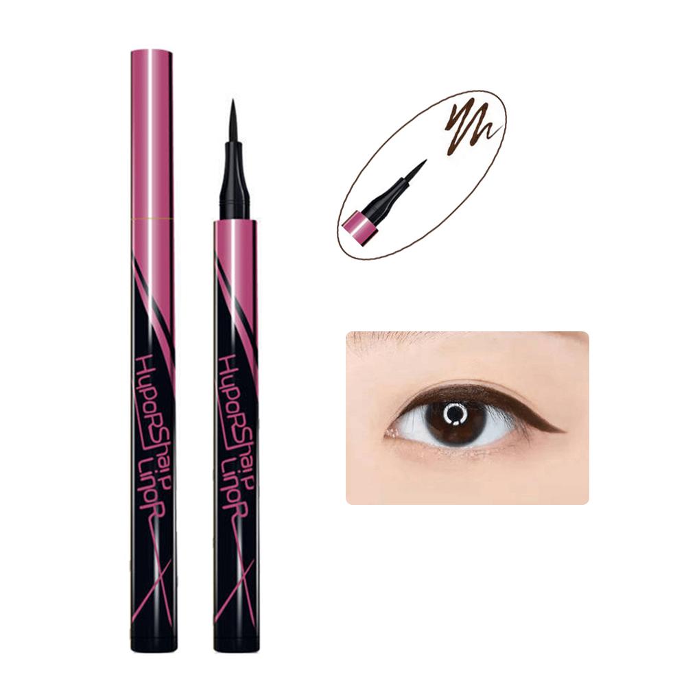Matita per eyeliner liquido impermeabile a lunga durata Eyeliner impermeabile ad asciugatura rapida Anti-sudore Penna per eyeliner senza fioritura