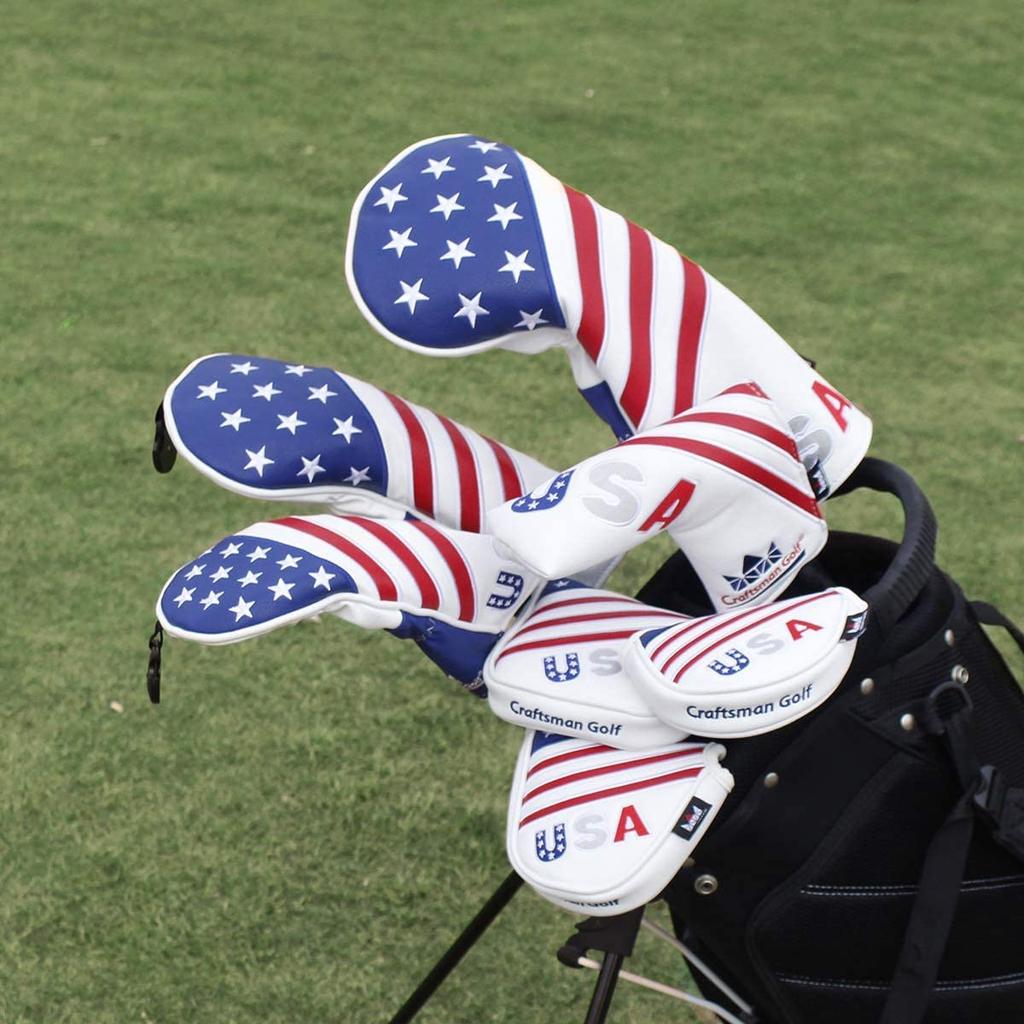 Craftsman Golf Red/White/Blue Stars and Stripes Driver Cover Headcover (Driver Cover)
