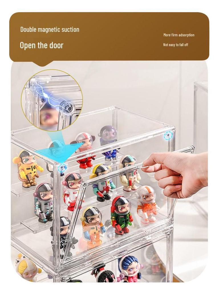 Transparent Dustproof Display Box for Action Figures and Dolls