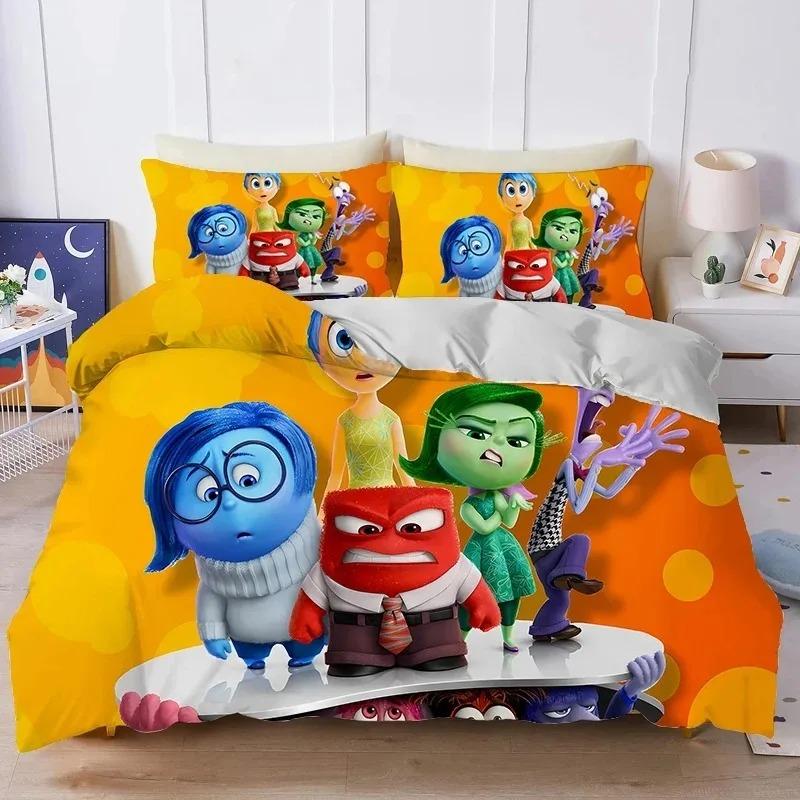 Comforter Inside Out 2 Children Adult Bedding Sets Cute Cartoon Baby Children'S Bed Set Birthday Gifts