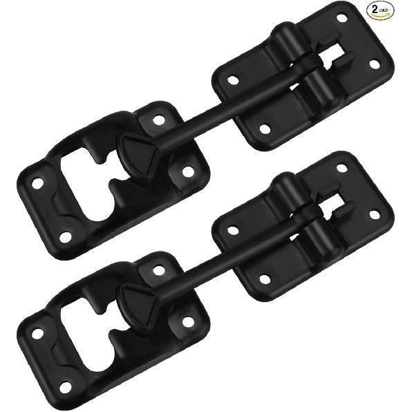 2 шт. Дверной фиксатор-упор Т-образный 4  Черный для держателя защелки Кемпер Прицеп Ca