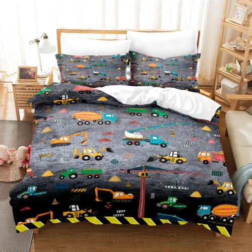 Cartoon Cars Duvet/Quilt/Doona Cover Single/Double/Queen/King Bedding Set