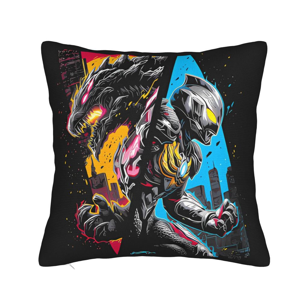 U-Ultramans Hero Art Pillow Case  Design Pillow Cover Kawaii Pillowcases For Sofa Home Decoration