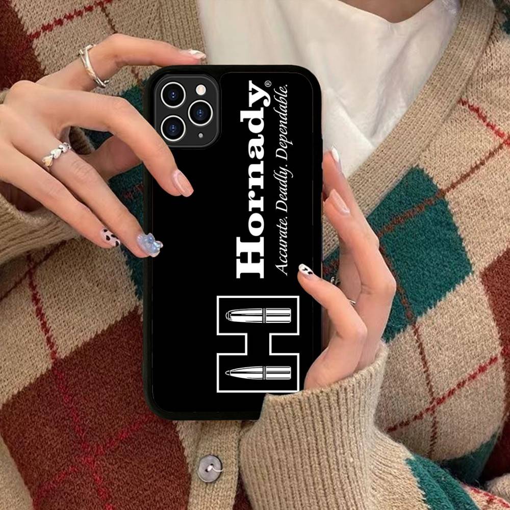 

Hornady Logo PC+TPU Phone Case For IPhone 17 16 15 14 PRO MAX 11 12 13 PLUS MINI Cover iPhone 16pro max