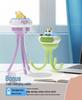 Wind-Powered Octopus Baby Stroller Fan: Cute, Bladeless, Electric for Kids