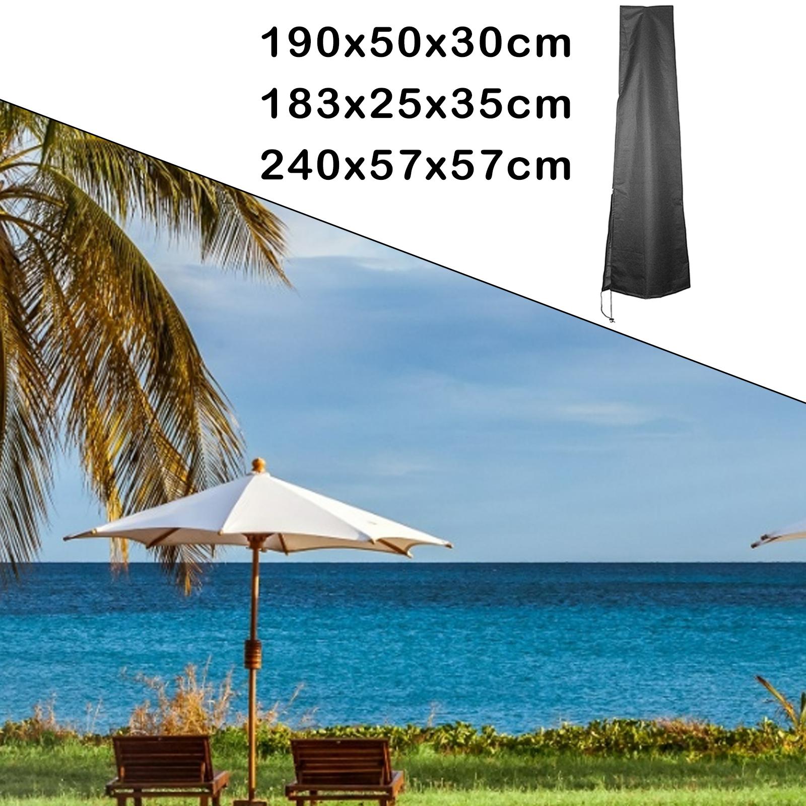 

Patio Outdoor Umbrella Cover with Zip,210D Oxford PU Coating,Offset Waterproof 183x25x35cm