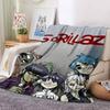 1Pc Gorillaz Urban Fantasy Blanket Soft And Comfortable Casual Warm Camping Travel Christmas Halloween Xmas Gift M928696