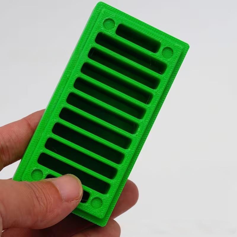 1 Stück tragbare Aufbewahrungsbox mit 9 Fächern Nähmaschinennadel-Organizer-Etui für Zuhause, Rückzugsort, Gildenmeeting, Ideales Geschenk für Bastler