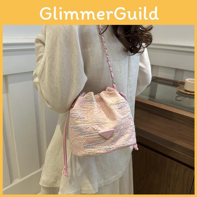 Chic Minimalist Summer Bucket Bag With Durable Canvas For Fashionable Outings