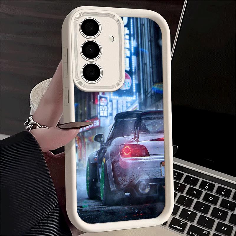 Phone Case for Samsung Galaxy S26 S25 Ultra S24 FE Japan JDM Sports Cars Theme Shell S23 Plus S22 + S21 S20 5G Soft Silicone Fun