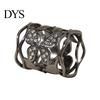 Fine Electroplated Scarf Ring Hollow-out Butterfly Ring, Rhinestone Holder, Elegant Stylish for Women Slide Shirts Neckerchiefs Shawls Silk