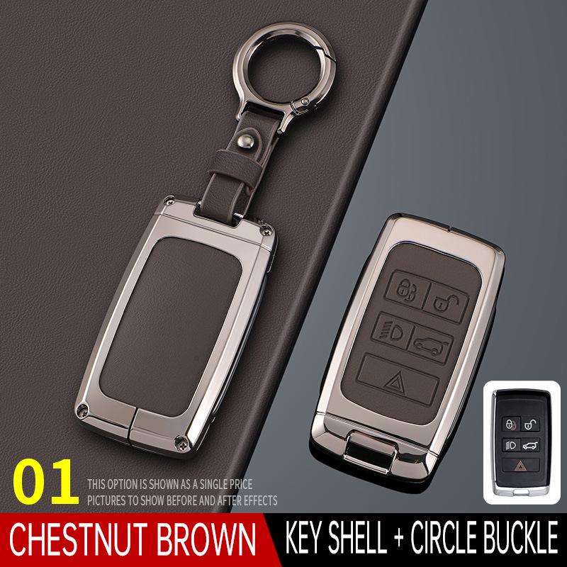 Land Rover Range Rover Key Case for Evoque, Velar, Defender, Sport & Discovery Models - High-End Shell Bag