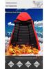 Men's and Women's Outdoor Gore-Tex Down Jacket: 3-in-1 Winter Windproof, Waterproof, Detachable for Mountaineering