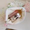 Elegant Flower Print Cosmetic Pouches Compact Cotton Storage Bag Makeup Bag For Lipstick And Essential