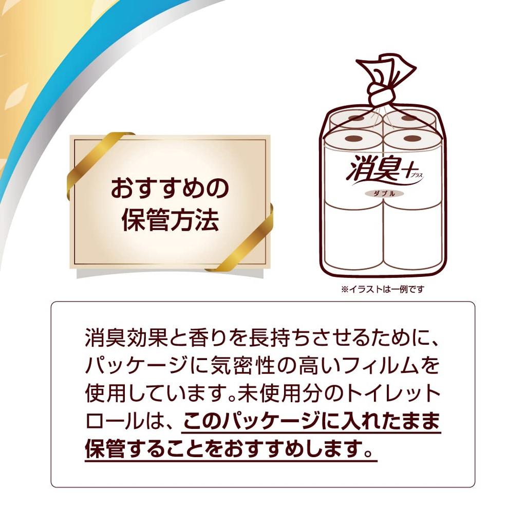 Carta igienica deodorante Elleair Plus 1,5 rotoli 37,5 m x 64 rotoli (8 rotoli x 8 confezioni) Doppio profumo 100% polpa fresca e trasparente [venduto in confezione]