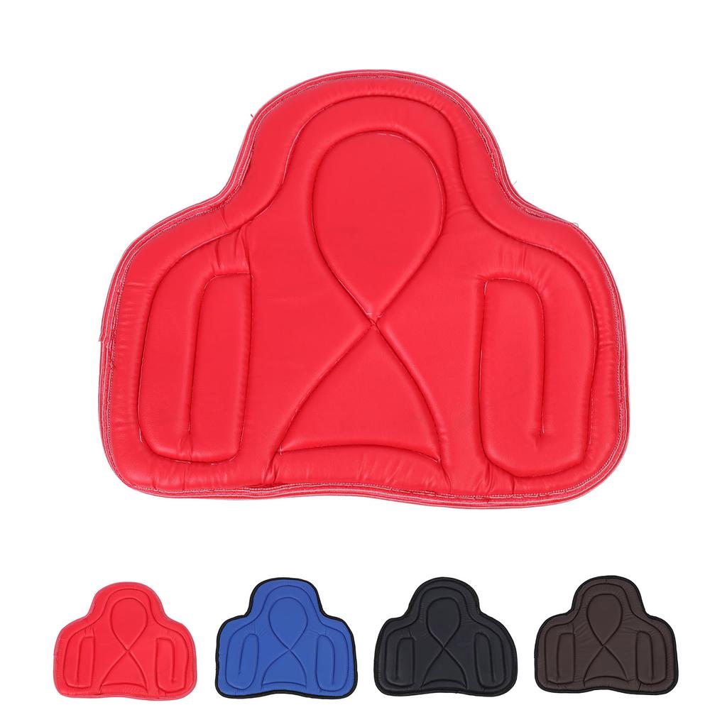 Saddle Pad PU Leather Close Fit Shock Absorbing Thickened Breathable Western Saddle Pad for Equestri