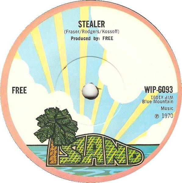 

7inch Record FREE - Stealer WIP6093 Island Records 1972 UK Rock Used