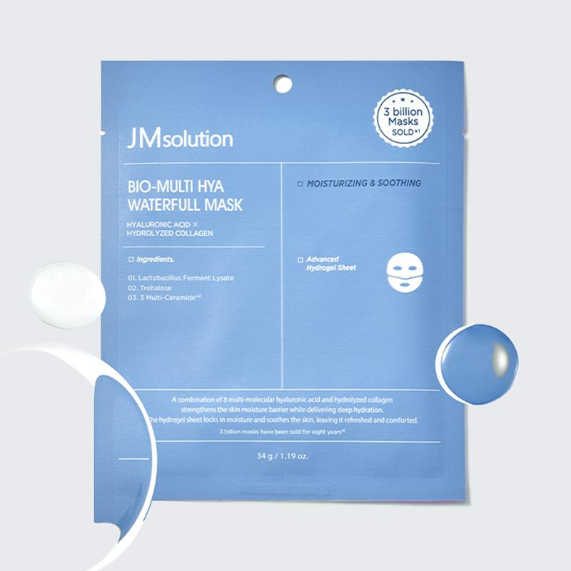 JM Solution Bio-Multi Hya Waterfull Mask 34g*4EA