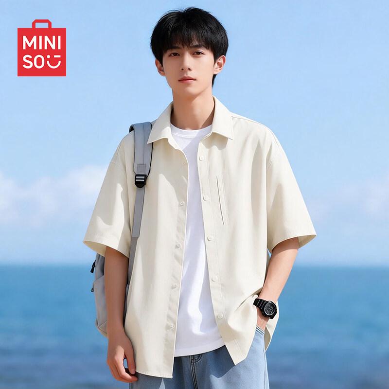 MINISO Men s Ice Silk Sun Protection Short Sleeve Shirt XL