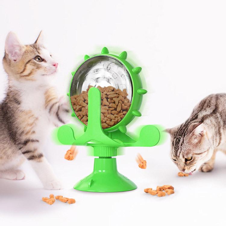 Pet Supplies: Bestseller Puppy Toys & Cat Teasing Slow Feeder Windmill Turntable