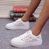 Calzature Primavera Estate Scarpe da Donna Taglie Forti Rete Vuota Traspiranti Scarpe Casual con Zeppa Donna.
