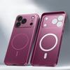 Matte PC Strong Magnetic Case For iPhone 17 Air 16 15 14 13 12 Pro Max For Magsafe Solid Color Ultra Thin Back Cover
