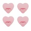ZNMW Pink Heart Adhesive Hooks