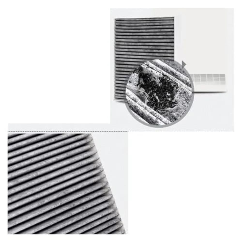 2PCS Pollen Cabin A/C Air Filter For BMW 5 Series F07 F10 F11 520d 520i 528i 530i 550i M5 N47 N52 N55 64119163329 Air Filters 7