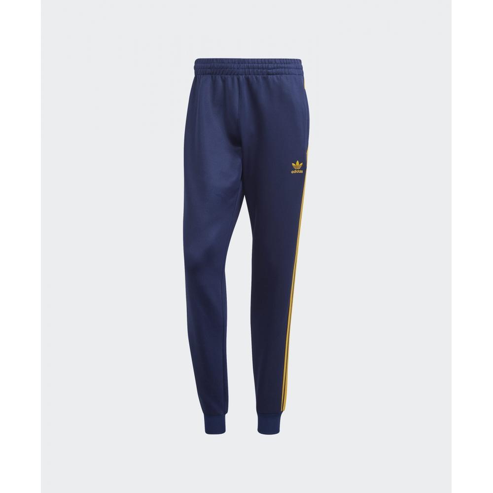 Adidas Classic Sst Track Pants   Navy  Yellow Ij6998