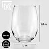KADAX Glasses For Drinks Cocktails Wine 580ml Glass Set of Glasses