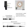 Easy Installs Metal Clock Movements Set No Tool Neededs Clock Hands For DIY Wall Clock Repairs And Crafts