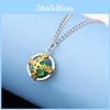 Julius Zeppeli Caesar Rotating Iron Ball Pendant Necklace For Cosplay Daily Wear
