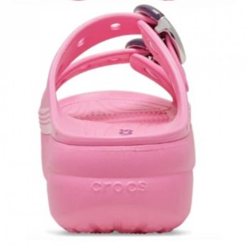 Crocs Saturday Platform Deep Died Buckle Sandal Women 213246 669