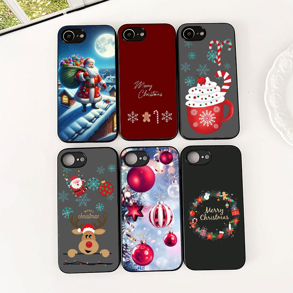 Snow Merry Christmas Deer gift Santa Claus Cover for Motorola Moto G55 G45 G75 G85 G13 Edge 50 30 Fusion 40 NEO Ultra Pro Case