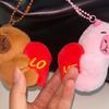 2pcs Magnetic Capybara Keychains Mini Bag Charm Portable Couple Pendants  Festival